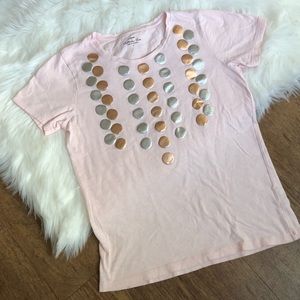 Pink Polk Dot T-Shirt
